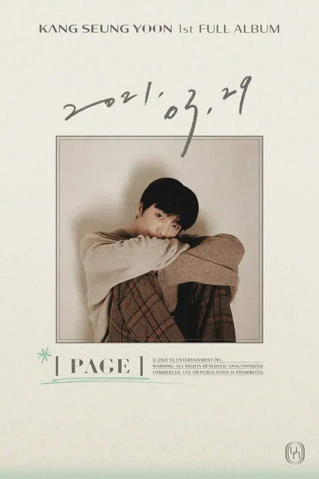 カン・スンユン（WINNER）、29日に1stフルアルバム「PAGE」発売確定！8年ぶりのソロ（画像提供:wowkorea）