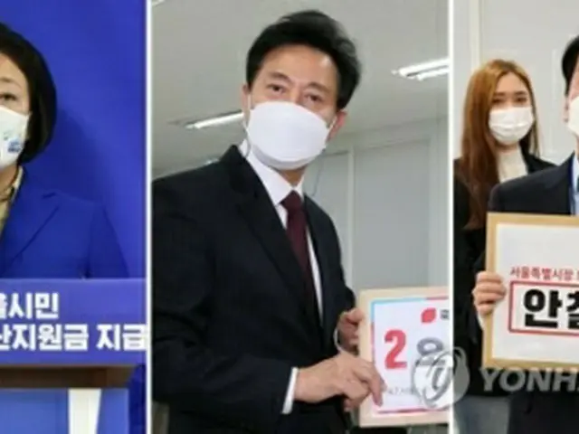 （左から）朴氏、呉氏、安氏（資料写真）＝（聯合ニュース）