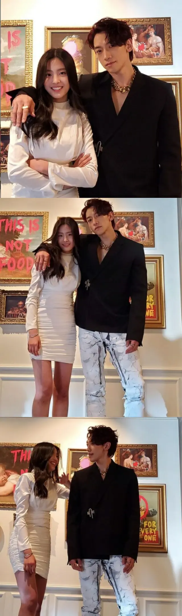 Rain（ピ）、妻キム・テヒ以外の女性と肩組み？＝“たくさん応援してください”（画像提供:wowkorea）