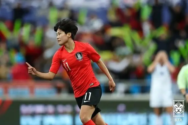 チ・ソヨン、ESPNが選んだ世界女子サッカー選手18位に（画像提供:wowkorea）