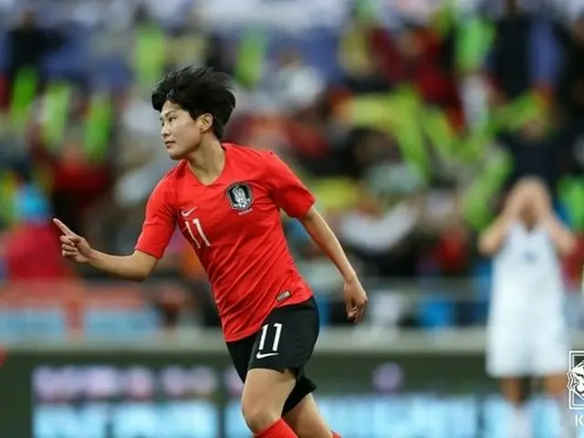 チ・ソヨン、ESPNが選んだ世界女子サッカー選手18位に（画像提供:wowkorea）