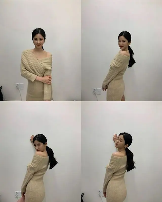 「Apink」チョロン、ファンの心臓を狙い撃ちした清純美…オフショルダーワンピ完全消化(画像提供:wowkorea）