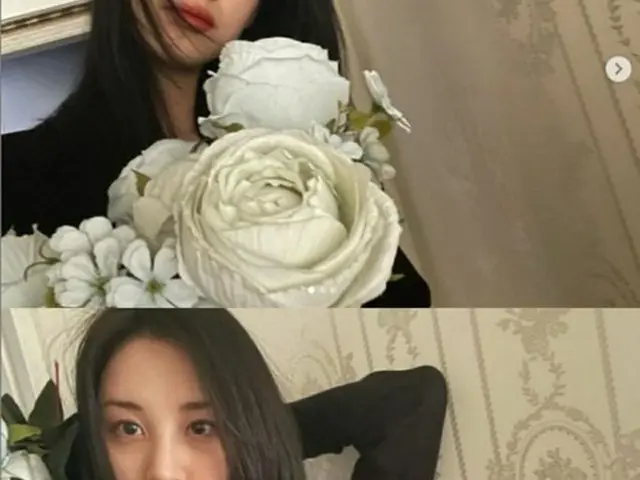 「少女時代」ソヒョン、黒髪に変身したためか妙に変わった美貌（画像提供:wowkorea）