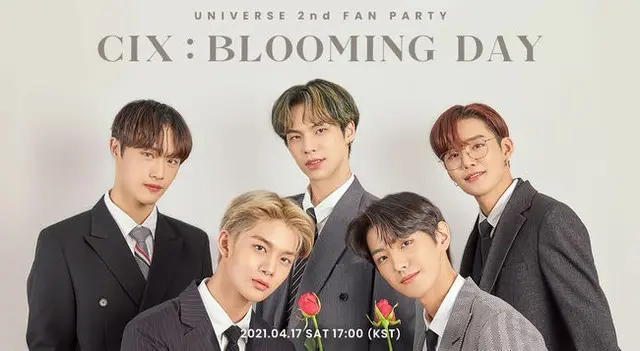 グループ「CIX」がK-POPエンターテイメントプラットフォーム「UNIVERSE」と一緒に特別なファンパーティー「Blooming Day」を開催する。（画像提供:OSEN）