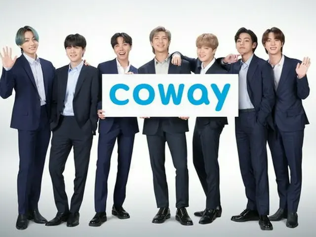 「BTS（防弾少年団）」が「COWAY」の浄水器・マットレスの広告に出演し、大反響を呼んでいる。（画像提供:wowkorea）