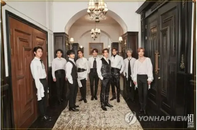 BOFに出演する男性グループのSUPER　JUNIOR（スーパージュニア、レーベルSJ提供）＝（聯合ニュース）≪転載・転用禁止≫