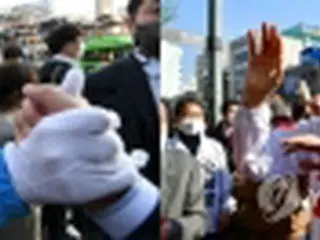 あすソウル市長選など再・補欠選投開票　与野党が最後の訴え