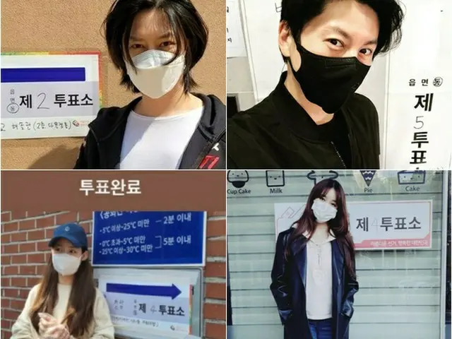 ヒチョル（SJ）＆ソン・ユリ＆ユン・ウネまで、ソウル市長選の投票ショットを公開…“これぞお手本芸能人”（画像提供:wowkorea）