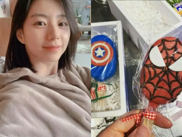 “ヨン様の妻”パク・スジン、復帰の考えなし？“スパイダーマン”おやつ＆短く切った爪が話題「育児に集中」（画像提供:wowkorea）