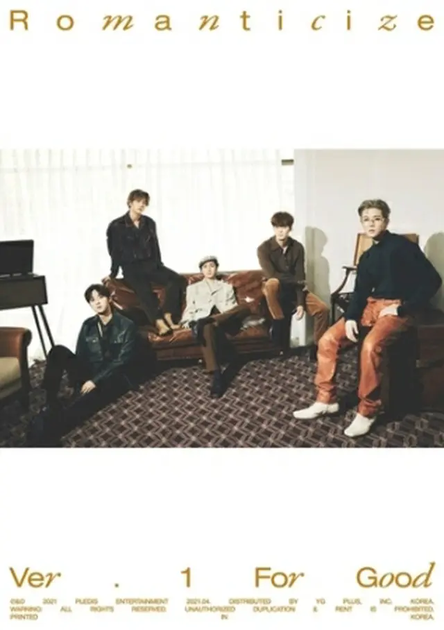 NU’EST が7年ぶりとなる2枚目のフルアルバム「Romanticize」を発売する（所属事務所提供）＝（聯合ニュース）≪転載・転用禁止≫