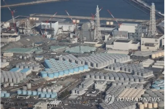 福島第1原発の処理水保管タンク＝（AFP時事＝聯合ニュース）≪転載・転用禁止≫