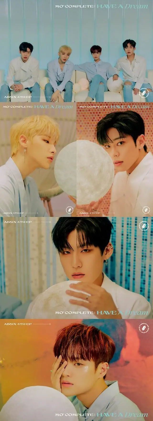 ボーイズグループ「AB6IX」が新アルバム「MO’ COMPLETE : HAVE A DREAM」の第二のコンセプトフォトを公開した。（画像提供:OSEN）
