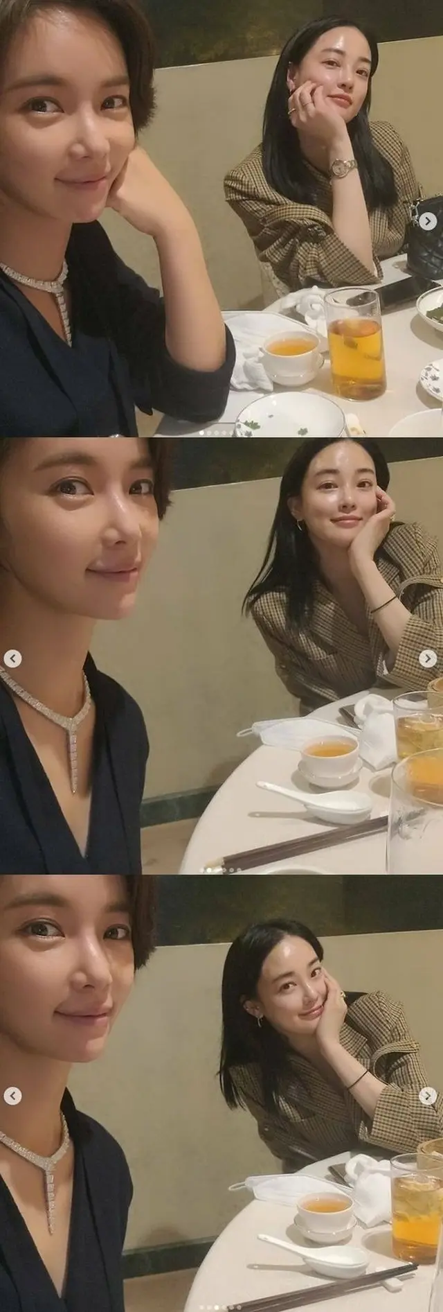 女優ファン・ジョンウム＆イ・ジュヨン、元アイドル「Sugar」と「AFTERSCHOOL」の2ショット（画像提供:wowkorea）