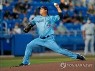 ブルージェイズ柳賢振が今季初勝利　メジャー通算60勝目