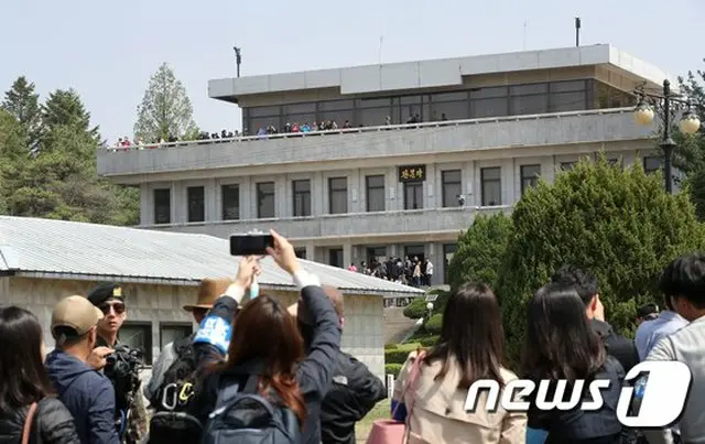 駐韓国連軍事司令部「4月20日から板門店JSA見学プログラムを再開」（画像提供:wowkorea）