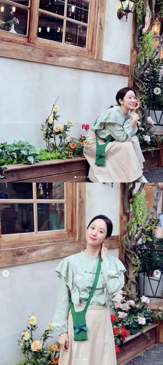 女優チョン・ヘビン、歯科医の夫が撮った美貌