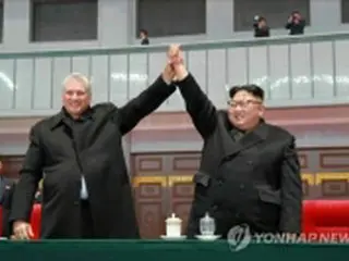 金正恩氏　キューバの共産党トップに祝電＝「親善発展」強調