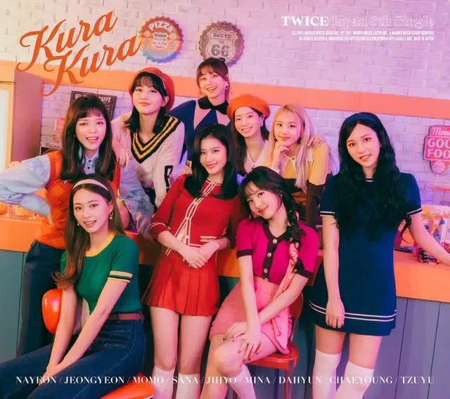 「TWICE」が日本新曲「Kura Kura」を通して熟した春の花のような魅力を誇った。（画像提供:OSEN）