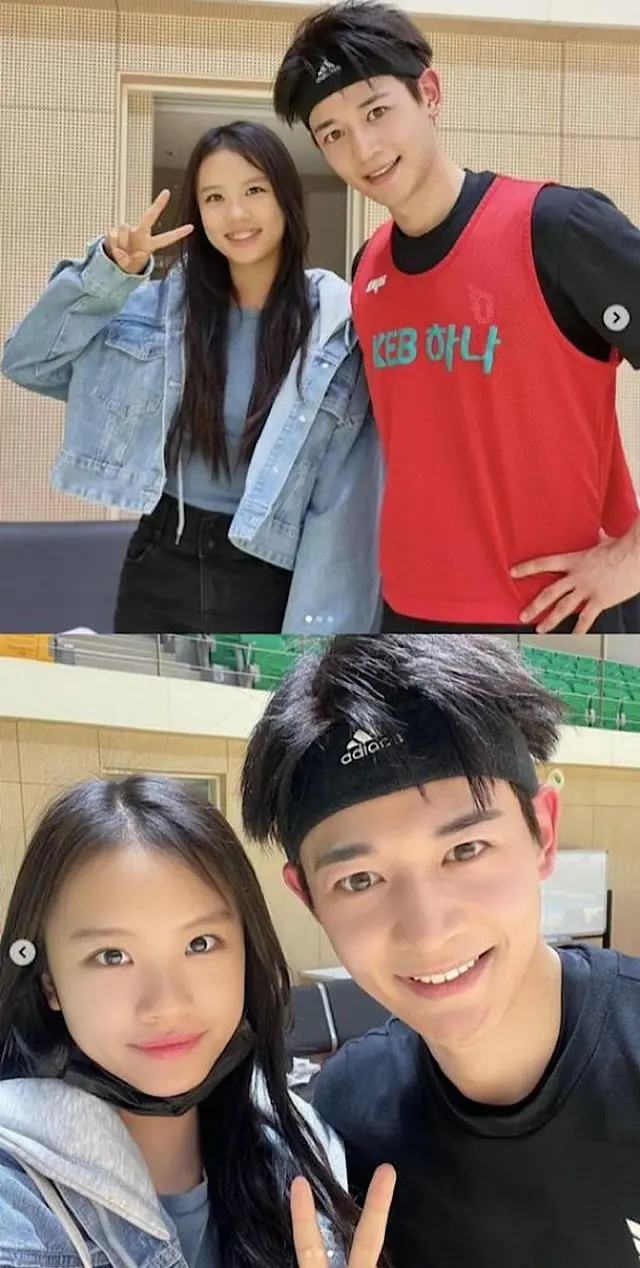 元サッカー選手イ・ドングクの娘ジェシちゃん、ミンホ（SHINee）の横でアイドル美貌…すっかり成長したね（画像提供:wowkorea）
