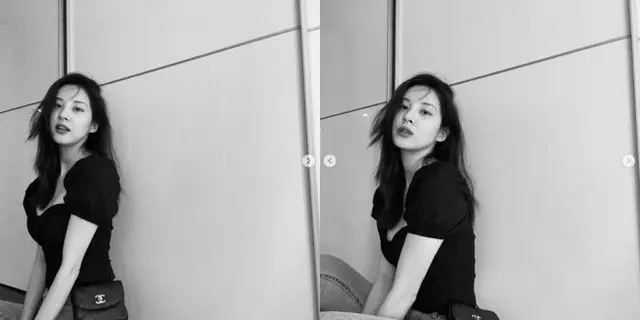 ソヒョン（少女時代）、モノクロ写真で「鎖骨美女」を認証（画像提供:wowkorea）