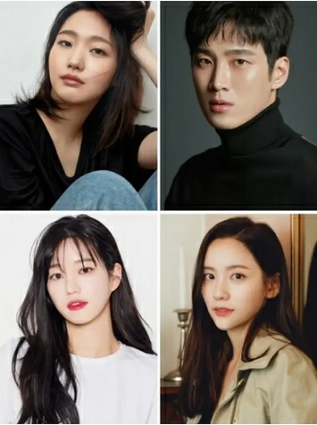左上から時計回りにキム・ゴウン、アン・ボヒョン、パク・ジヒョン、イ・ユビ（各所属事務所提供）＝（聯合ニュース）≪転載・転用禁止≫