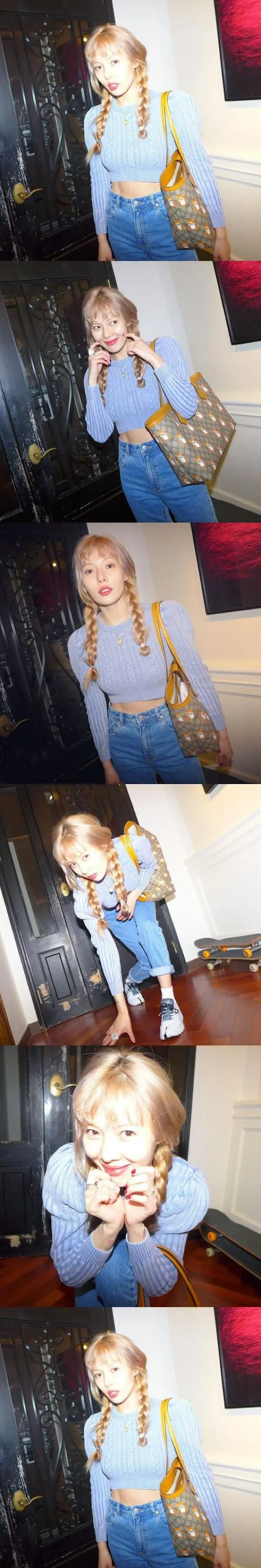 歌手ヒョナ、44kg「たるみNo＆完璧な11字腹筋」（画像提供:wowkorea）
