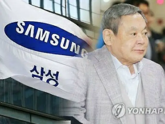 生前の李健熙氏＝（聯合ニュースＴＶ）