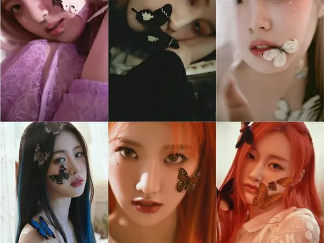 「PIXY」、「BRAVERY」個人ティーザーイメーを公開…キーワードは「蝶々」（画像提供:wowkorea）