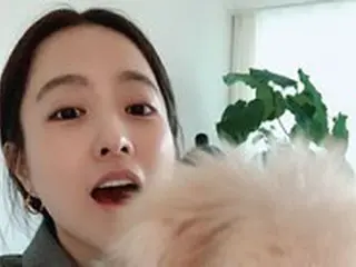 女優パク・ボヨン、大きくて可愛い犬とパチリ…可愛らしいのがさらに可愛く