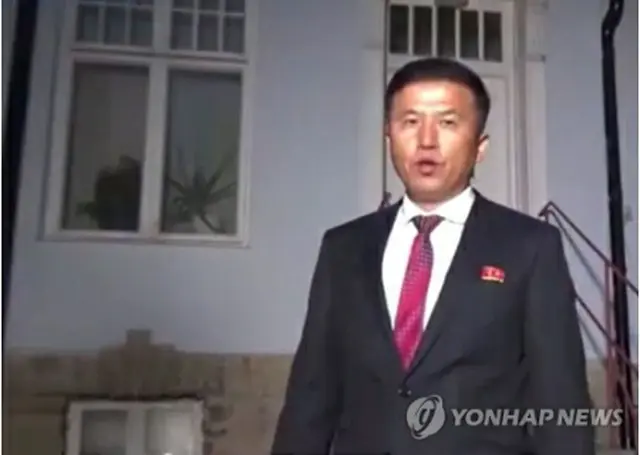 北朝鮮外務省はのクォン・ジョングン米国担当局長＝（聯合ニュースＴＶ）