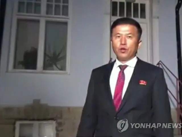 北朝鮮外務省はのクォン・ジョングン米国担当局長＝（聯合ニュースＴＶ）