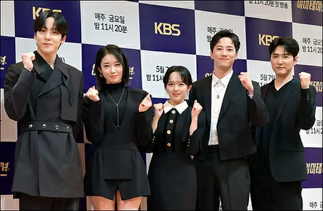チョン・ジソ＆ジュン（U-KISS）＆ジヨン（T-ARA）ら、ドラマ「イミテーション」の制作発表会に出席（画像提供:wowkorea）