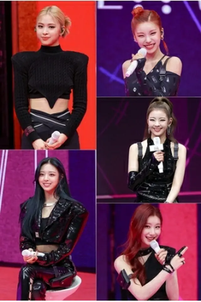 ITZY（JYPエンターテインメント提供）＝（聯合ニュース）≪転載・転用禁止≫