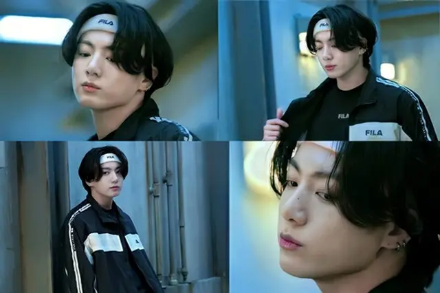 「BTS（防弾少年団）」JUNG KOOKが「FILA」ビハインド映像で、圧倒的なモデルオーラと華やかなビジュアルを披露した。（画像提供:wowkorea）