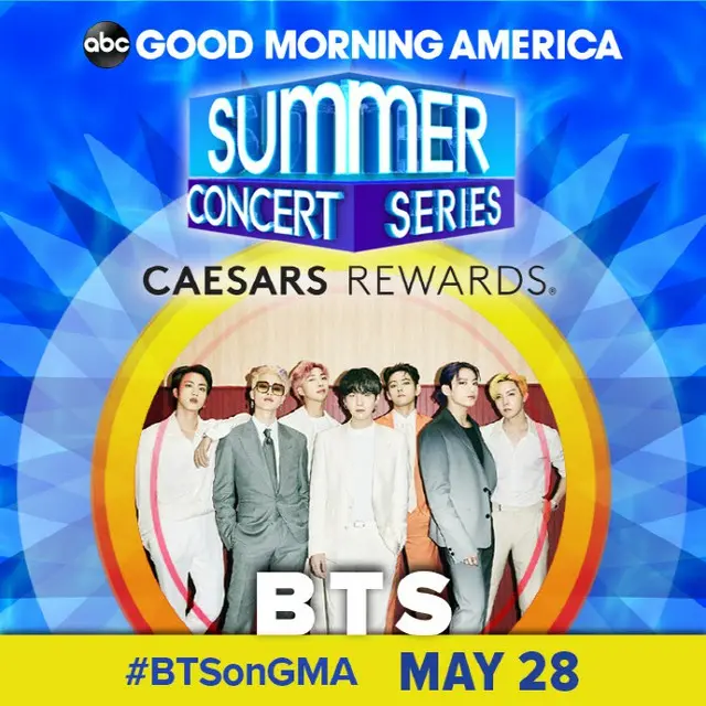 「BTS(防弾少年団)」、米ABC「グッドモーニングアメリカ・サマーコンサート」のトップバッターとして出演が決定（画像提供:wowkorea）