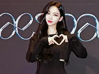 「aespa」KARINA、新曲「Next Level」の発売記念記者会見に登場