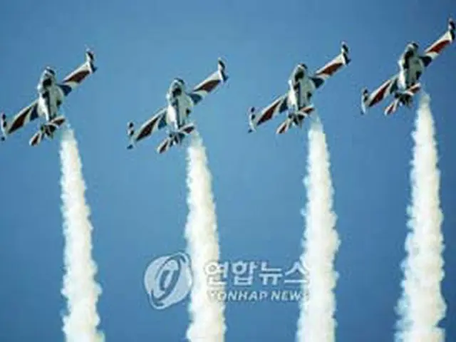 2005年のソウルエアショー（共同運営本部提供）＝17日、ソウル（聯合）