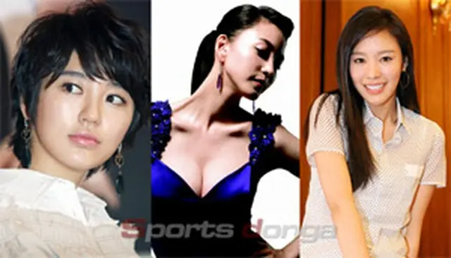 写真左よりユン・ウネ、ハン・イェスル、キム・アジュン