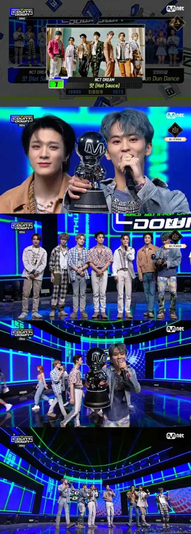 「NCT DREAM」、“7人完全体”で「M COUNTDOWN」の1位獲得…ファンやスタッフに感謝のメッセージ（画像提供:wowkorea）
