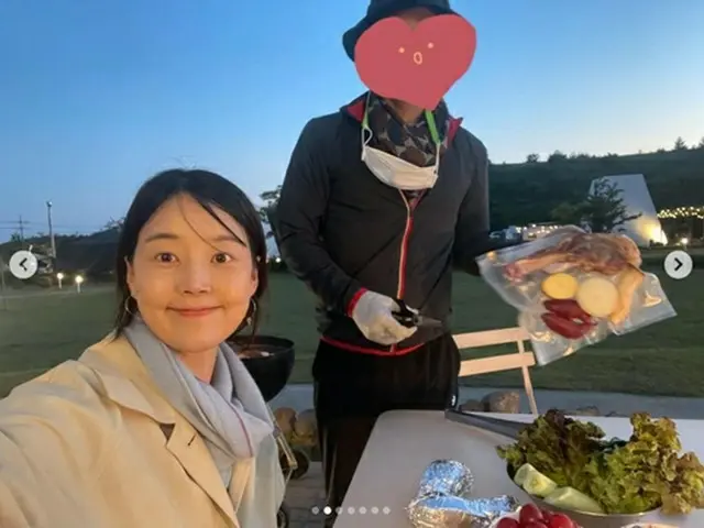 ‘結婚10年ぶりの妊娠’の女優ハン・ジヘ…“済州で過ごす最後の週末”（画像提供:wowkorea）