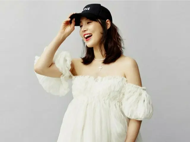 女優ハン・ジヘ、臨月の撮影ショットを公開＝美しいお腹のライン（画像提供:wowkorea）