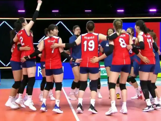 女子バレー韓国代表、タイに逆転勝利＝VNL1勝1敗（画像提供:wowkorea）