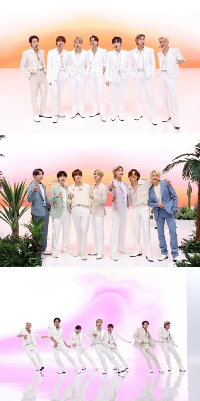 「BTS（防弾少年団）」、米ABC「グッドモーニング・アメリカ」のイベントに出演…「Butter」などを熱唱（画像提供:wowkorea）
