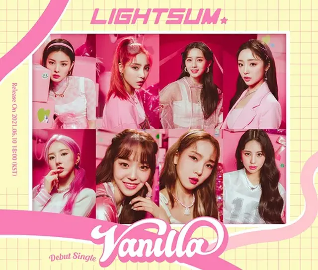 新人グループ「LIGHTSUM」、デビューシングル「Vanilla」コンセプトイメージ公開（画像提供:wowkorea）