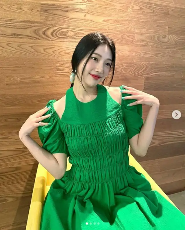 「Red Velvet」メンバージョイが爽やかな魅力を爆発させた。（画像提供:Mydaily）