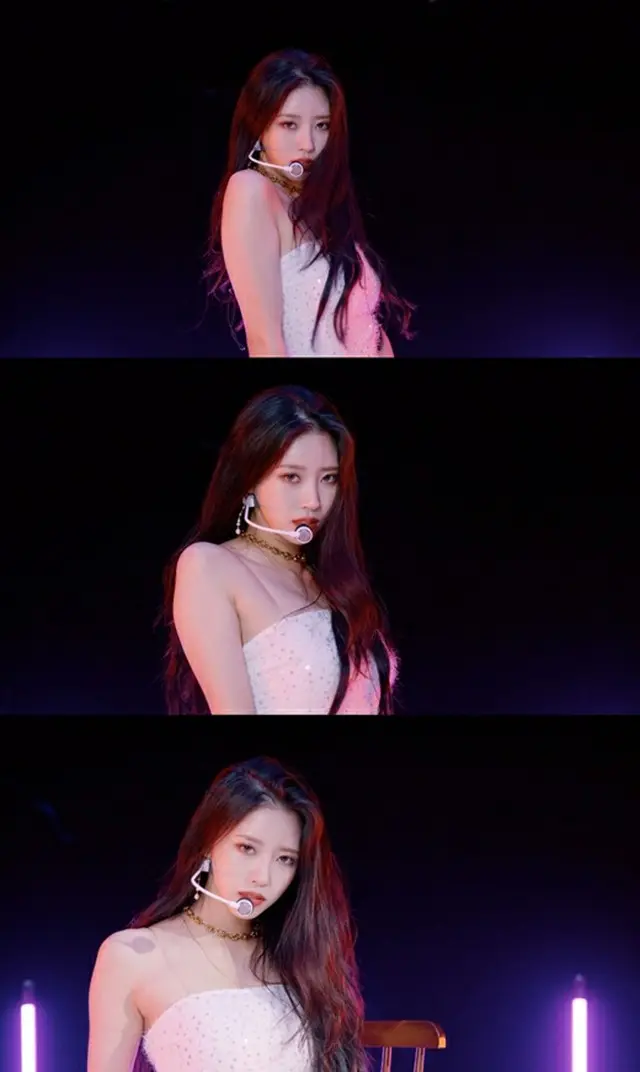 グループ「Lovelyz」イ・ミジュが「WOOLLIM THE LIVE」で初めてダンスカバーを披露する。（画像提供:Mydaily）