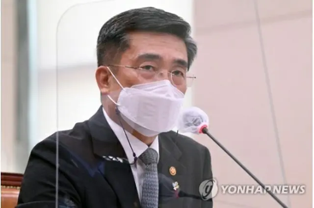 国会法制司法委員会に出席した徐長官＝10日、ソウル（聯合ニュース）
