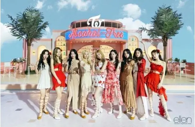 「エレンの部屋」に出演したTWICE（所属事務所提供）＝（聯合ニュース）≪転載・転用禁止≫