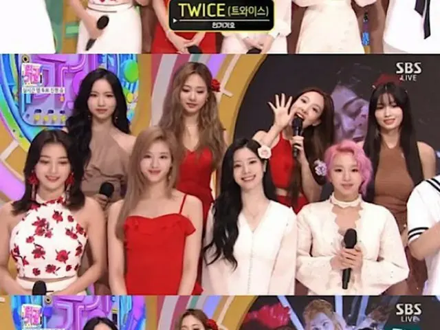 「TWICE」、「人気歌謡」で新曲「Alcohol-Free」披露、パク・チニョンの曲...「海に行ったように感じられる」（画像提供:wowkorea）