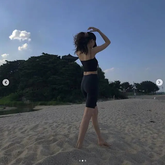 女優キム・セロク、ブラトップにレギンスでも完璧...たるみゼロ（画像提供:wowkorea）